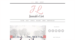 Desktop Screenshot of jannahslist.com